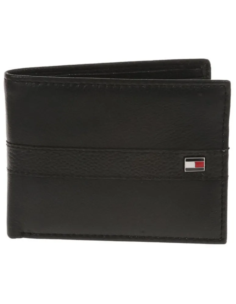 Cartera Tommy Hilfiger piel negra