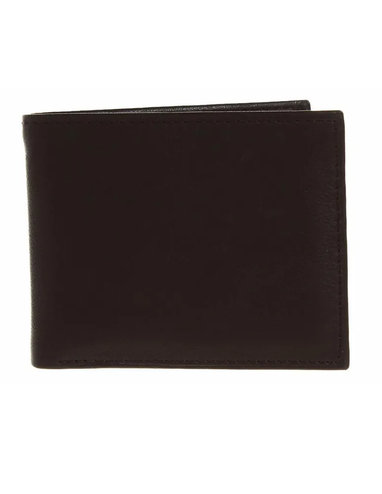 Cartera Perry Ellis piel café