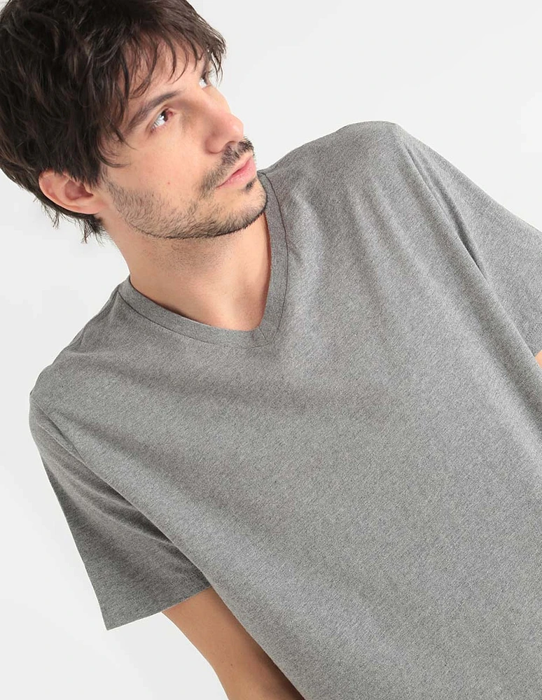 Playera cuello V para hombre