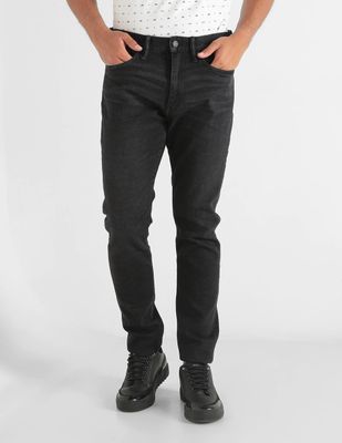 Jeans slim lavado rinse para hombre