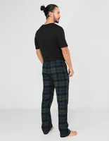 Pantalón pijama a cuadros de algodón para hombre