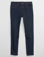 Jeans slim lavado obscuro para hombre