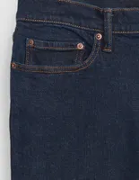 Jeans slim lavado obscuro para hombre