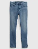 Jeans skinny lavado sand blast para hombre