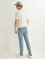 Jeans skinny deslavado para hombre