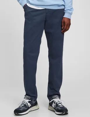 Pantalón straight de gabardina para hombre