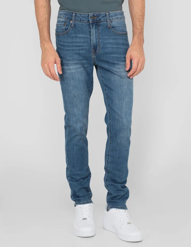 Jeans skinny Aéropostale lavado stone wash para hombre