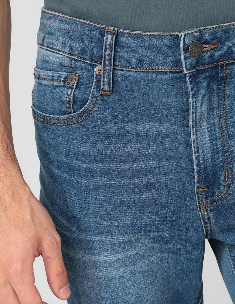 Jeans skinny Aéropostale lavado stone wash para hombre