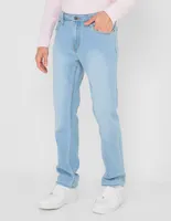 Jeans straight Aéropostale lavado claro para hombre