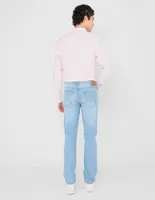 Jeans straight Aéropostale lavado claro para hombre