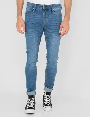 Jeans skinny Aéropostale lavado claro para hombre