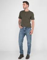 jeans slim lavado acid wash para hombre