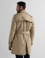 gabardina a la rodilla para hombre