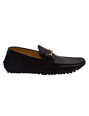 Zapato mocasín Buckhouse piel negro