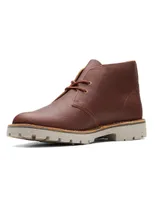 Botín Clarks de piel para hombre