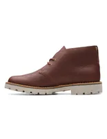 Botín Clarks de piel para hombre