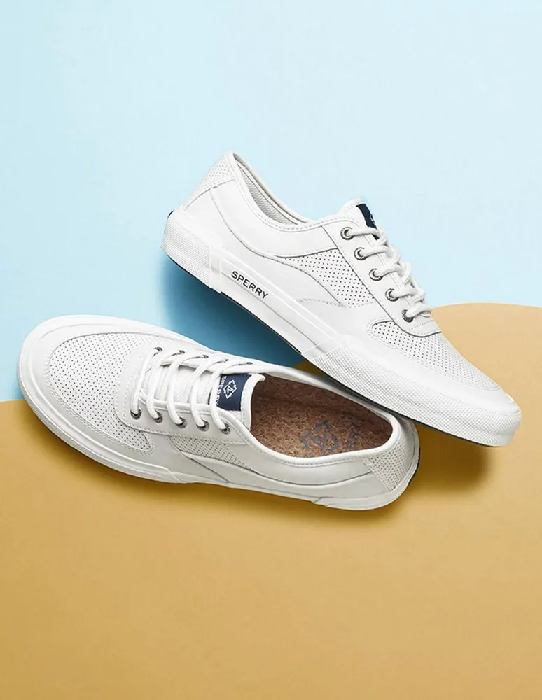 Tenis Sperry Seacycled Blanco Para Hombre