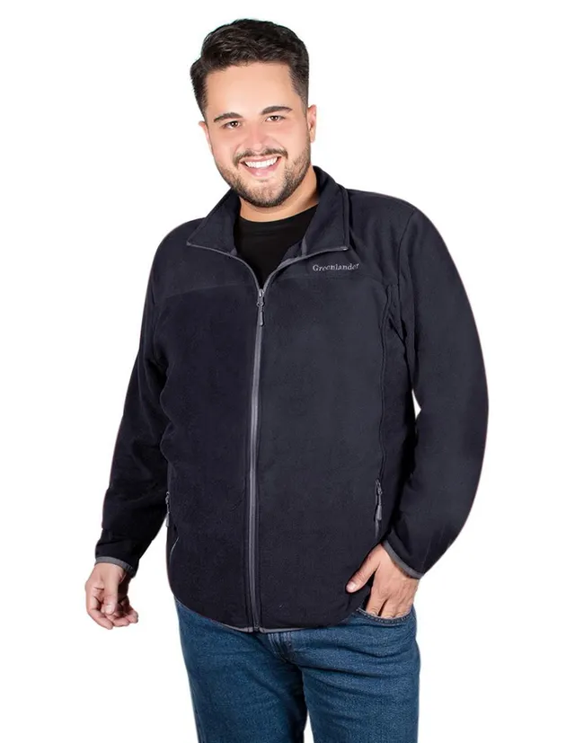  Columbia Chaqueta de forro polar Fast Trek II con cremallera  completa para hombre, color negro, talla L : Ropa, Zapatos y Joyería