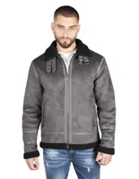 Chamarra bomber Greenlander cuello a contraste para hombre