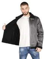 Chamarra bomber Greenlander cuello a contraste para hombre