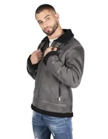 Chamarra bomber Greenlander cuello a contraste para hombre