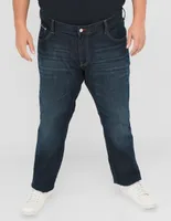 Jeans straight Tommy Hilfiger lavado oscuro para hombre