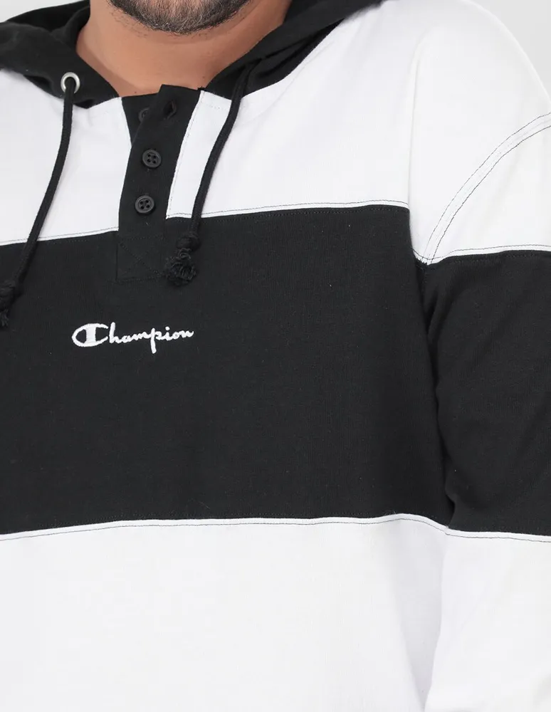 Sudadera Champion estampado a rayas para hombre