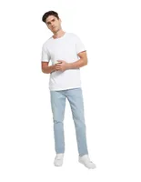 Jeans Straight Guess WALTON ATHLETIC TAPERED Claro