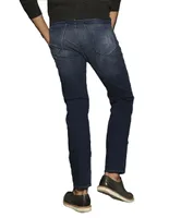 Jeans straight Duc Denim Aged 7 Years desgastado