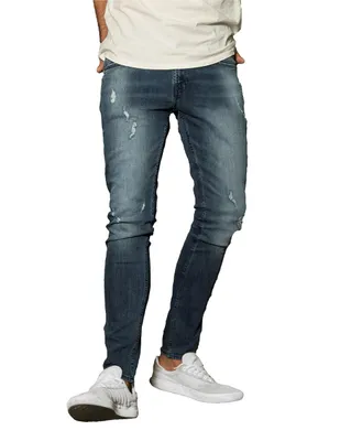 Jeans slim Duc Denim lavado destruido para hombre