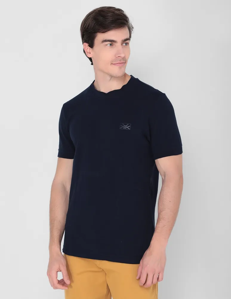 BENETTON Playera Benetton cuello redondo para hombre