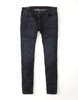 Jeans slim Abercrombie & Fitch deslavado para hombre