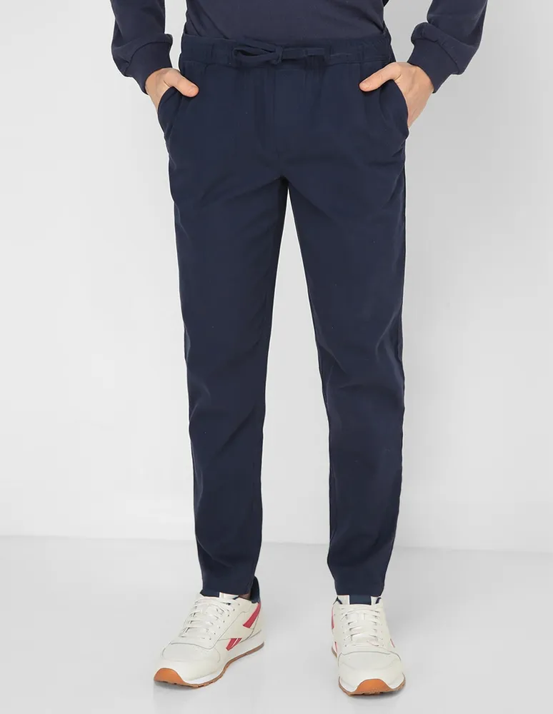 Pantalón slim Elemento Uomo de algodón para hombre