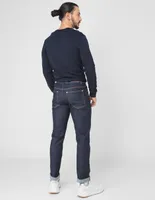 Jeans slim Benetton lavado obscuro para hombre