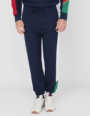 Pants straight Benetton con jareta para hombre