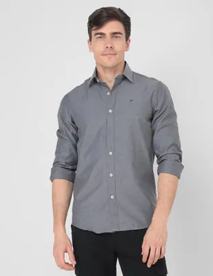 Camisa casual Kenneth Cole manga larga para hombre