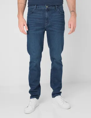 Jeans slim Kenneth Cole lavado stone wash para hombre