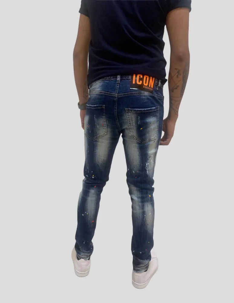 DSQUARED2 Jeans slim Dsquared2 Icon lavado bleach para hombre