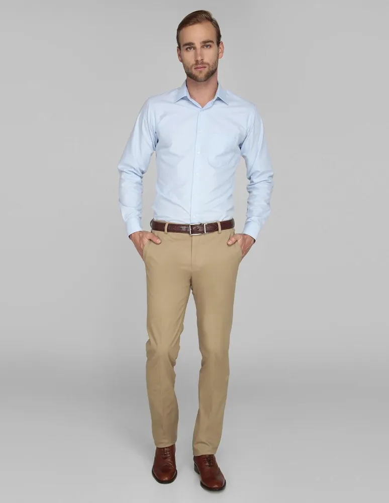 Pantalón slim Calvin Klein de algodón para hombre