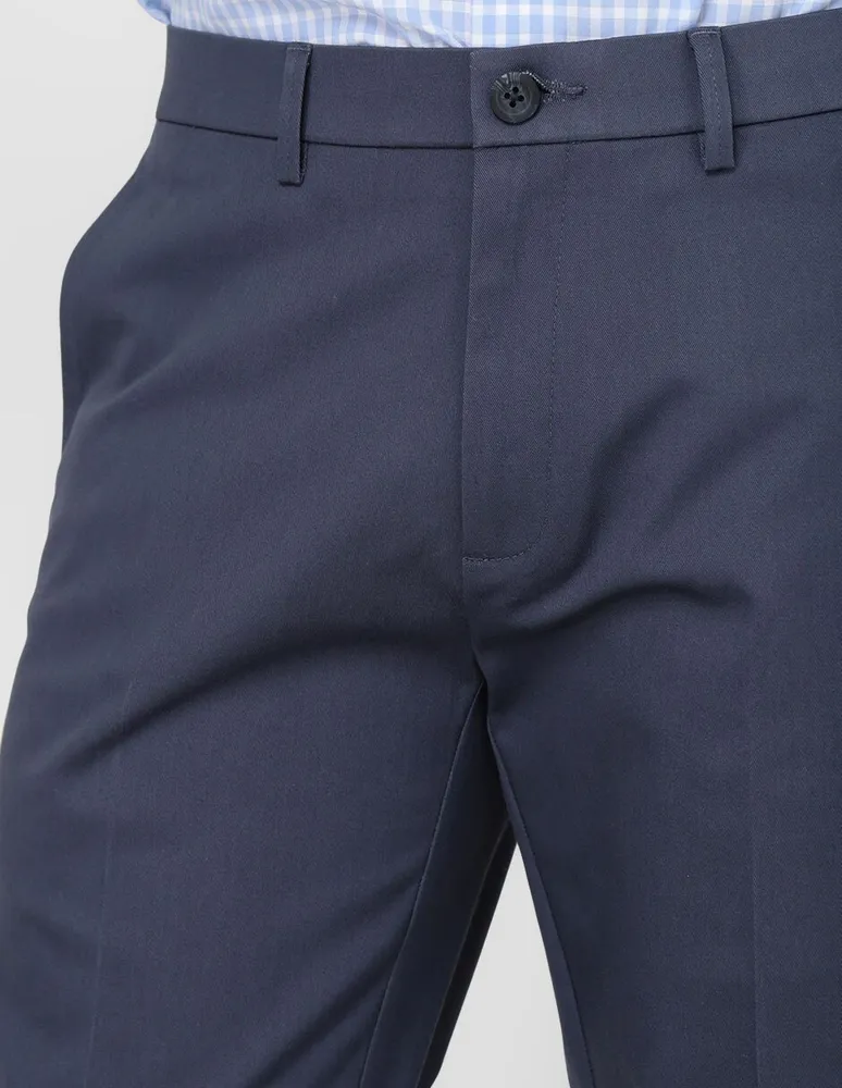 Pantalón de vestir slim Haggar algodón para hombre