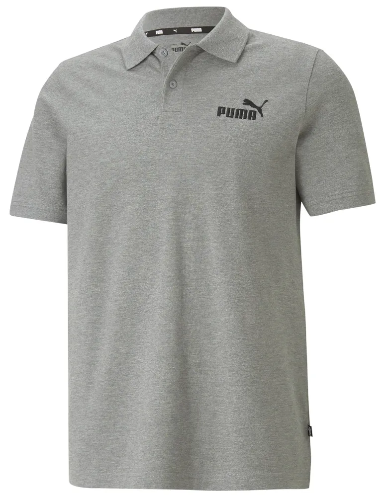 Playera tipo polo Puma estampado jaspeado para hombre