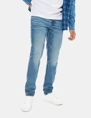 Jeans skinny American Eagle lavado claro para hombre