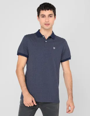 Playera tipo polo That'S It estampado gráfico para hombre