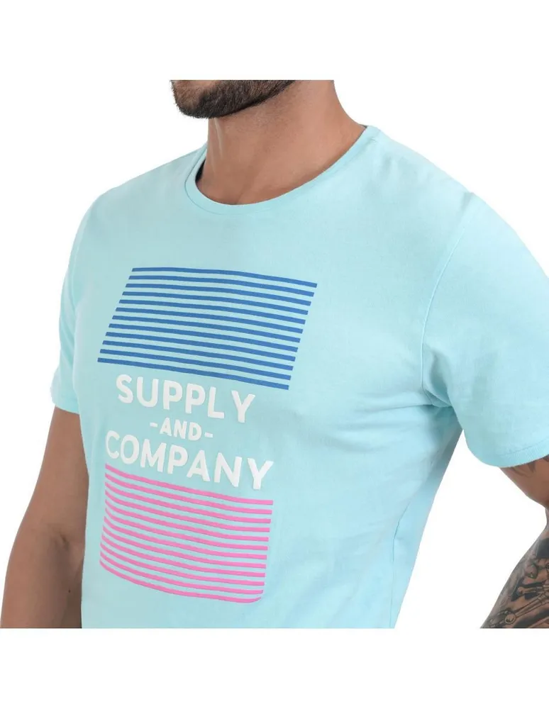 Playera Supply cuello redondo para hombre