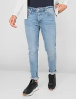 Jeans slim Jack & Jones lavado claro para hombre