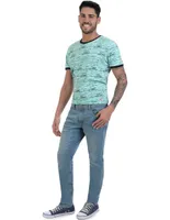 Jeans skinny Supply lavado whisker para hombre