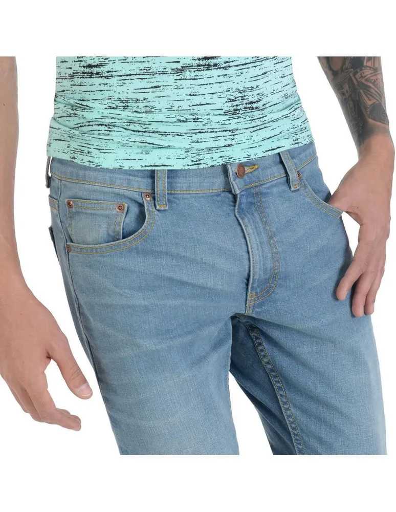 Jeans skinny Supply lavado whisker para hombre