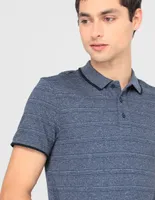 Playera tipo polo That's It estampado a rayas para hombre