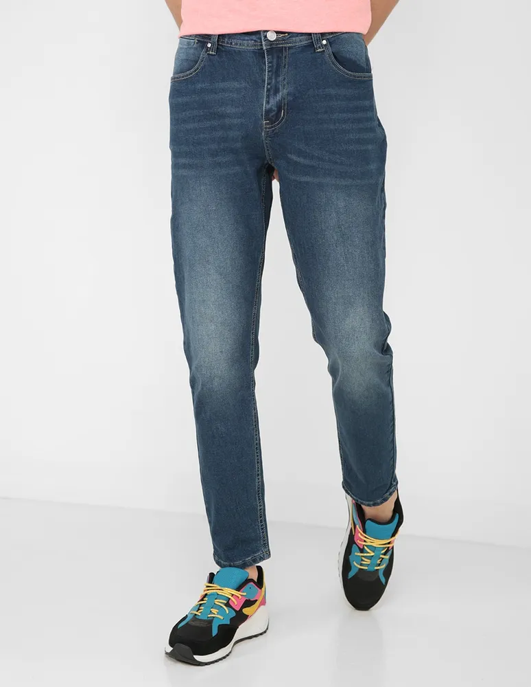 Jeans skinny That's It lavado obscuro para hombre