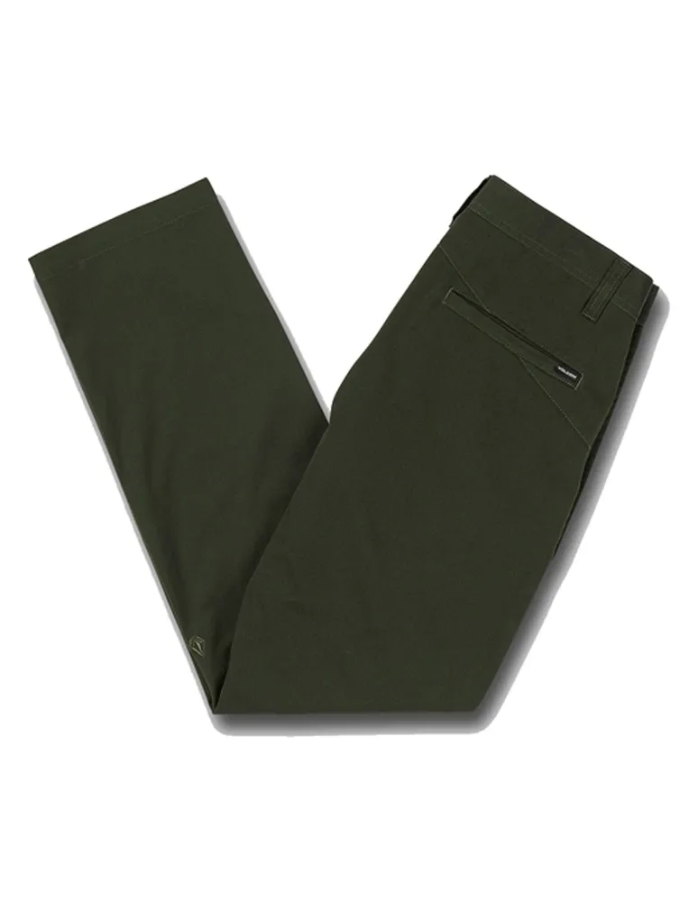 Pantalón regular Volcom de algodón para hombre